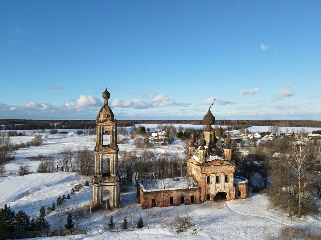 Церковь Сретения Господня, Резанино (Ярославский район, Ярославская область). фасады