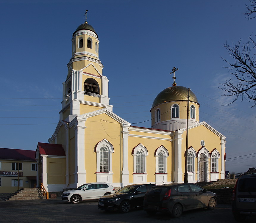 Косулино. Церковь Флора и Лавра. фасады, Вид с юго-запада