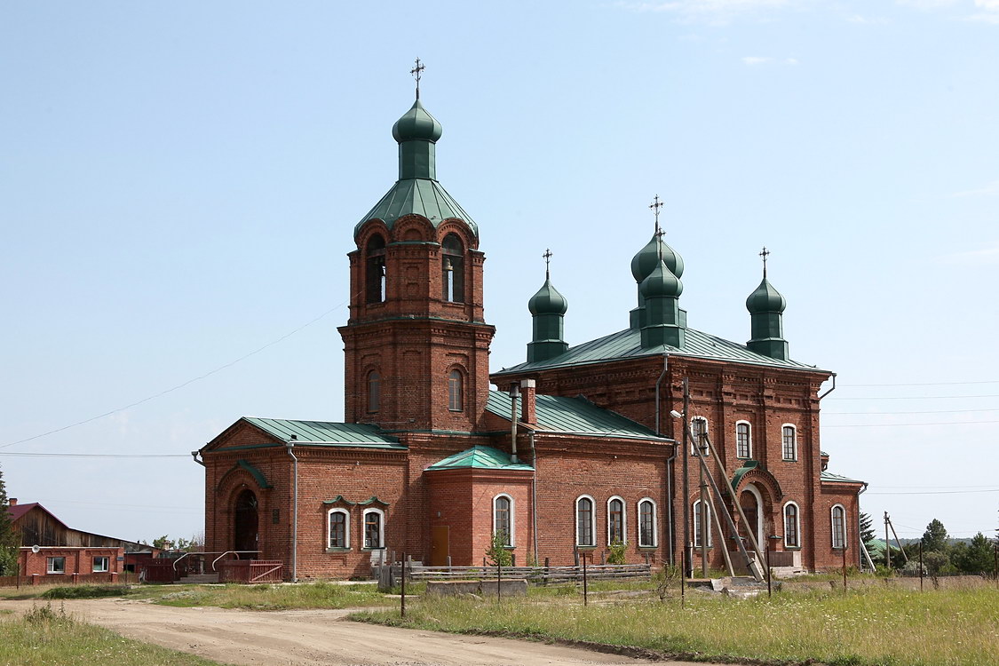 Церковь Илии Пророка, Клеопино (Каслинский район, Челябинская область). фасады, Вид с юго-запада