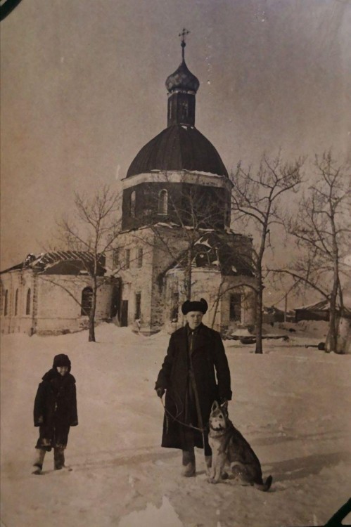 Давыдово. Церковь Воскресения Словущего. архивная фотография