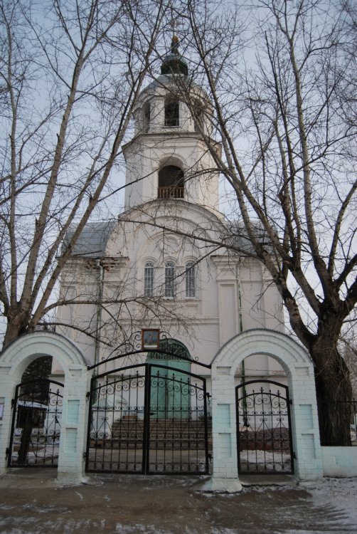 Церковь Марии Магдалины, Лая (Пригородный район (Горноуральский ГО), Свердловская область). общий вид в ландшафте