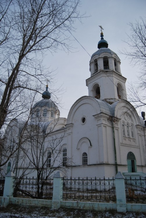 Церковь Марии Магдалины, Лая (Пригородный район (Горноуральский ГО), Свердловская область). общий вид в ландшафте