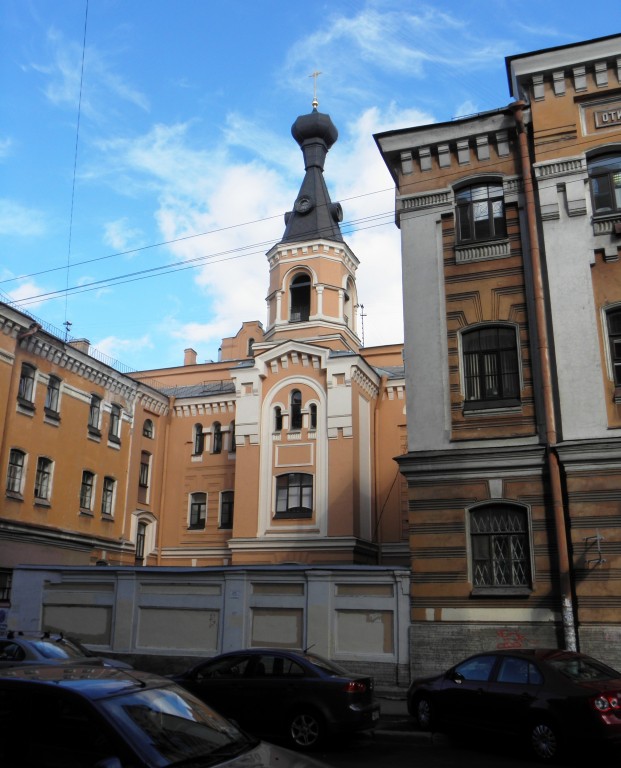 Часовня Троицы Живоначальной при НИИ гематологии и трансфузиологии, Центральный район (Санкт-Петербург, г. Санкт-Петербург). фасады