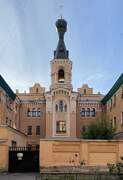 Часовня Троицы Живоначальной при НИИ гематологии и трансфузиологии, Вид с Дегтярной улицы<br>, Санкт-Петербург, Санкт-Петербург, г. Санкт-Петербург