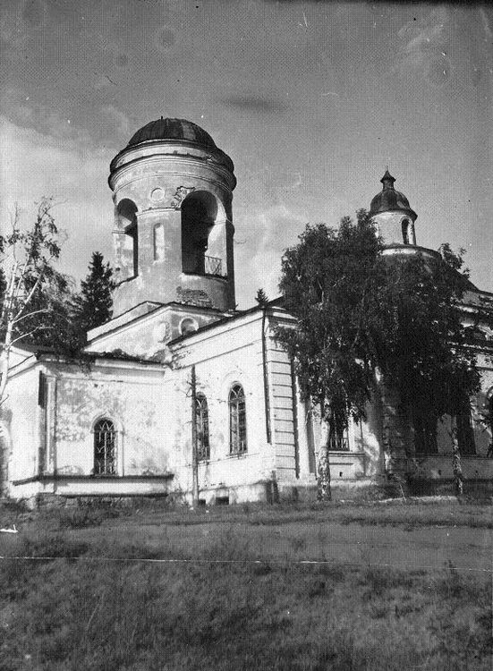 Церковь Георгия Победоносца, Камышево (Белоярский район (Белоярский ГО и ГО Верхнее Дуброво), Свердловская область). архивная фотография, 1953 год