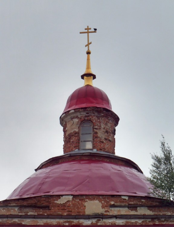 Камышево. Церковь Георгия Победоносца. архитектурные детали, Купол и глава храма
