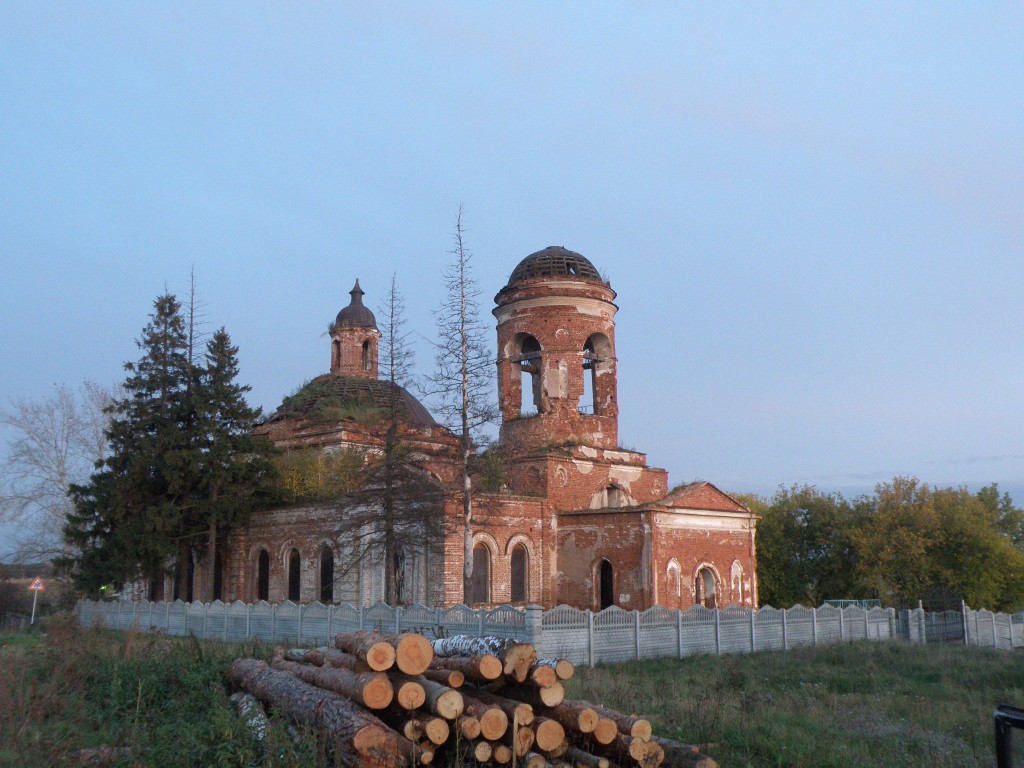 Камышево. Церковь Георгия Победоносца. фасады