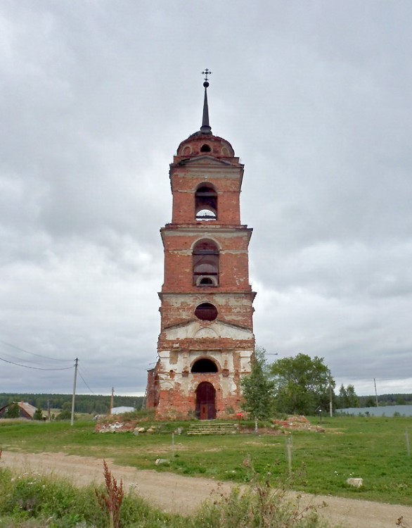 Церковь Илии Пророка, Смолинское (Каменский район (Каменский ГО), Свердловская область). фасады, Западный фасад