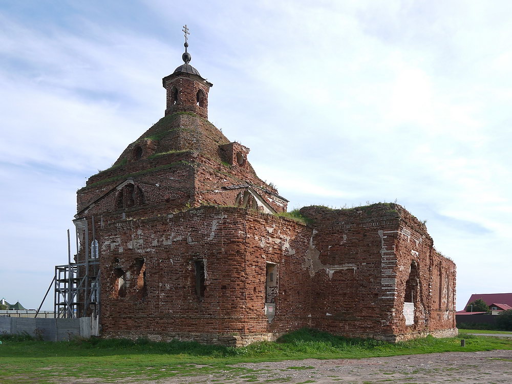 Церковь Тихвинской иконы Божией Матери, Рыбниковское (Каменский район (Каменский ГО), Свердловская область). фасады, Вид с северо-запада