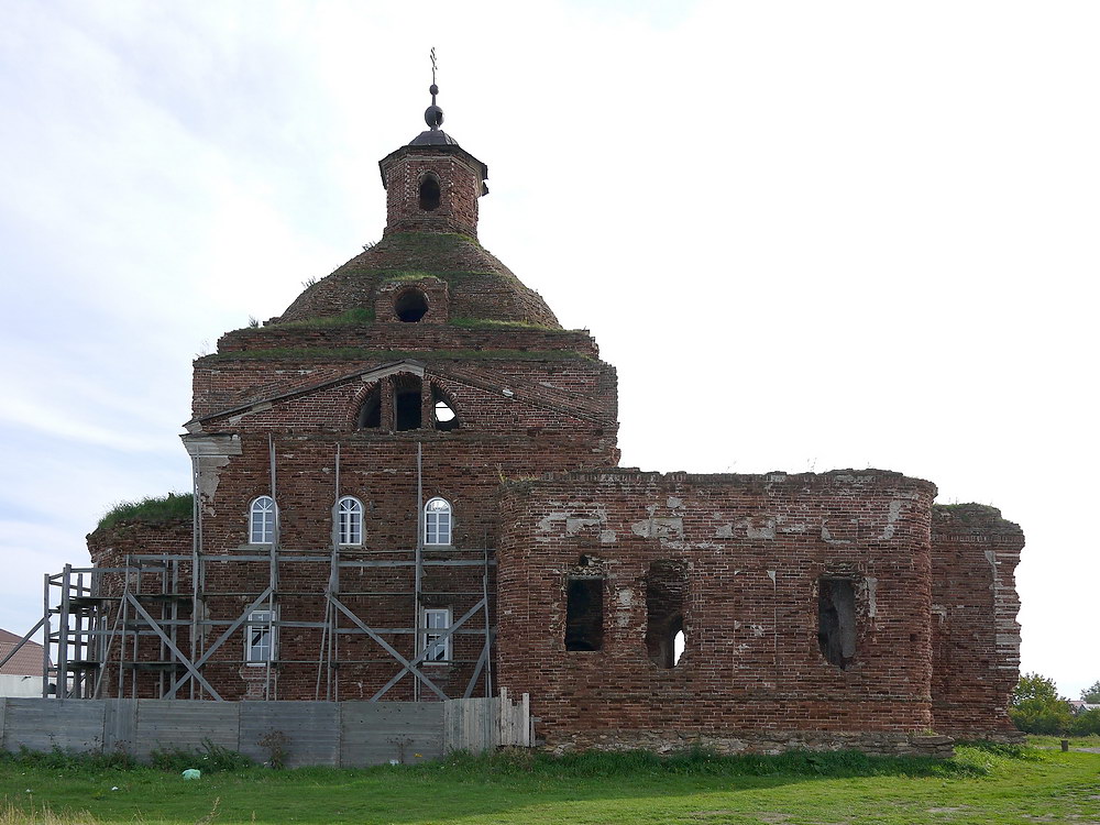 Церковь Тихвинской иконы Божией Матери, Рыбниковское (Каменский район (Каменский ГО), Свердловская область). фасады, Северный фасад