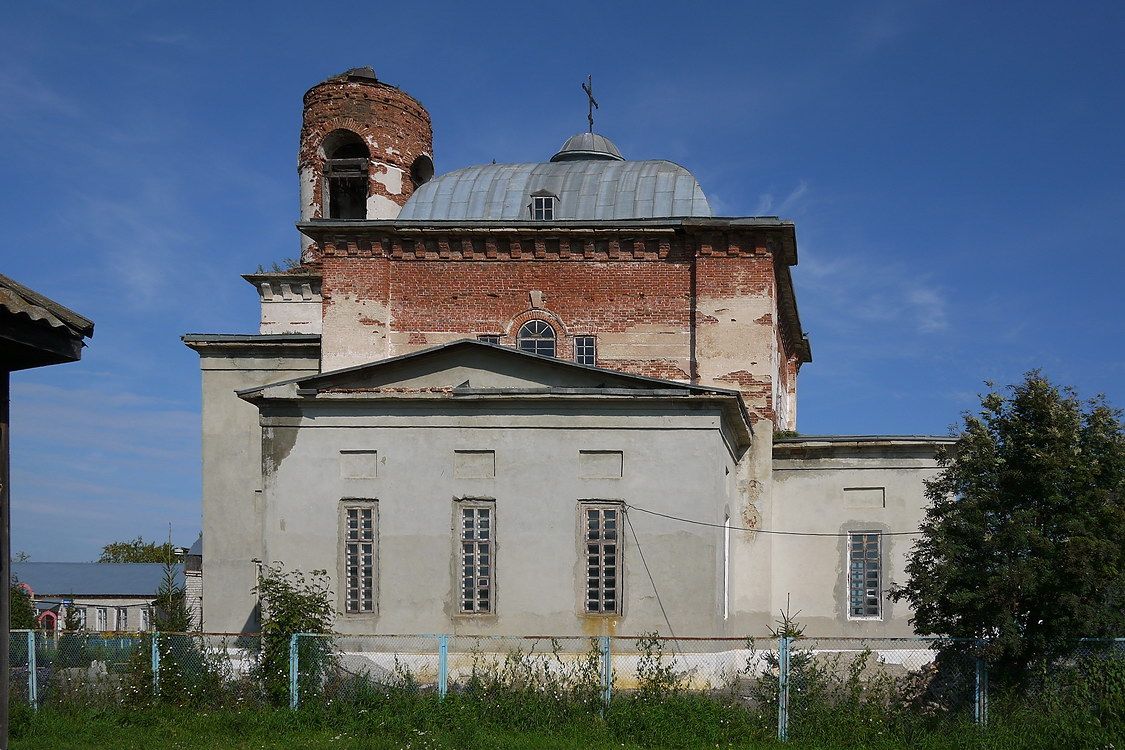 Церковь Флора и Лавра, Пирогово (Каменский район (Каменский ГО), Свердловская область). фасады, Южный фасад