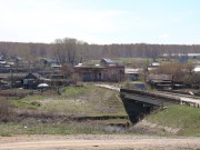 Церковь Преображения Господня, Вид со стороны въезда в  село.<br>, Окулово, Каменский район (Каменский ГО), Свердловская область