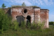 Церковь Преображения Господня, Часть южного фасада, незаросшая деревьями<br>, Окулово, Каменский район (Каменский ГО), Свердловская область