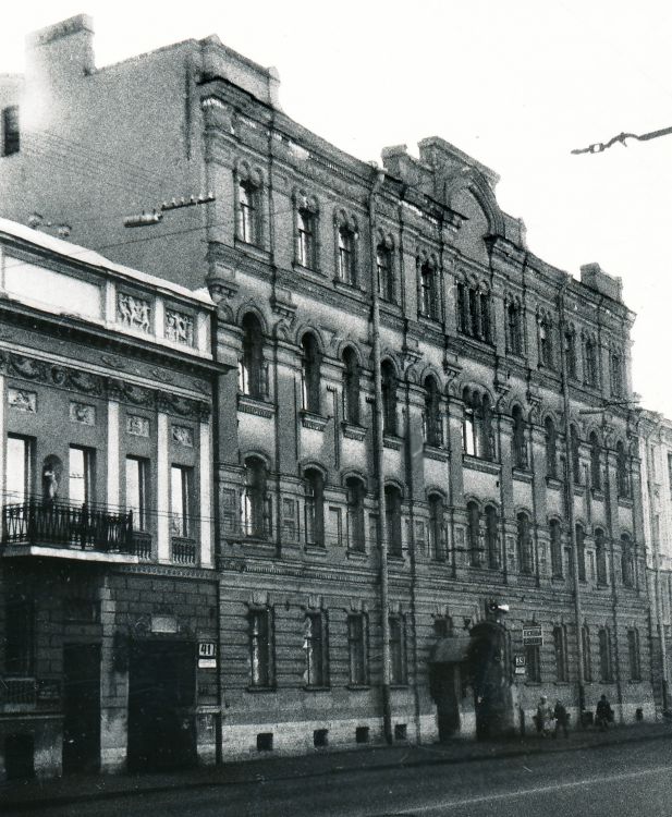 Домовая церковь Иоанна Предтечи при бывшем Мариинско-Сергиевском приюте, Центральный район (Санкт-Петербург, г. Санкт-Петербург). фасады