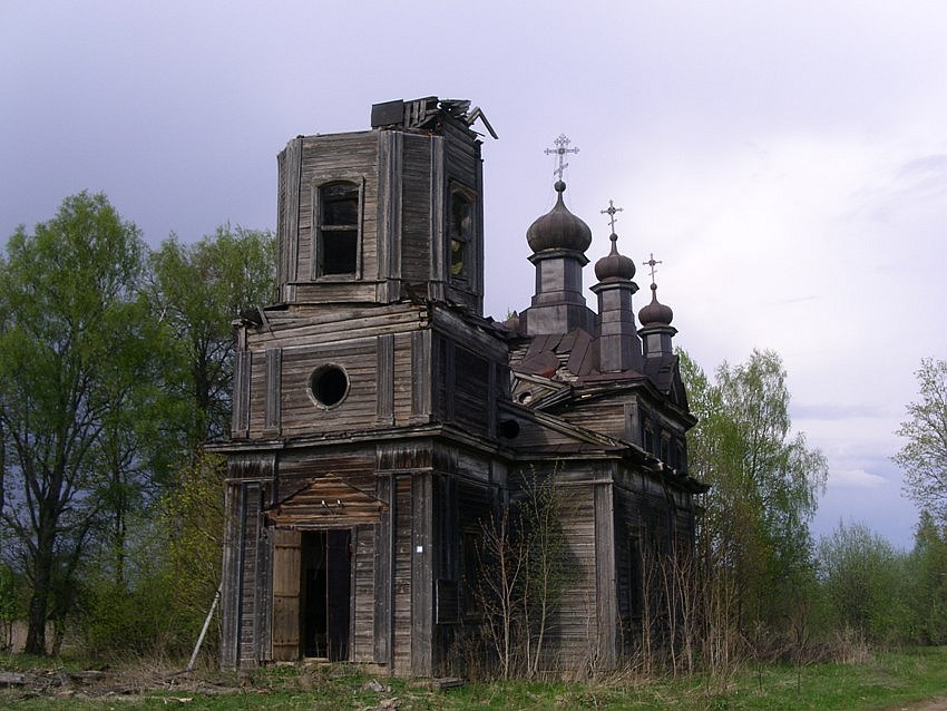 Ранцево. Церковь Николая Чудотворца. фасады, вид с запада