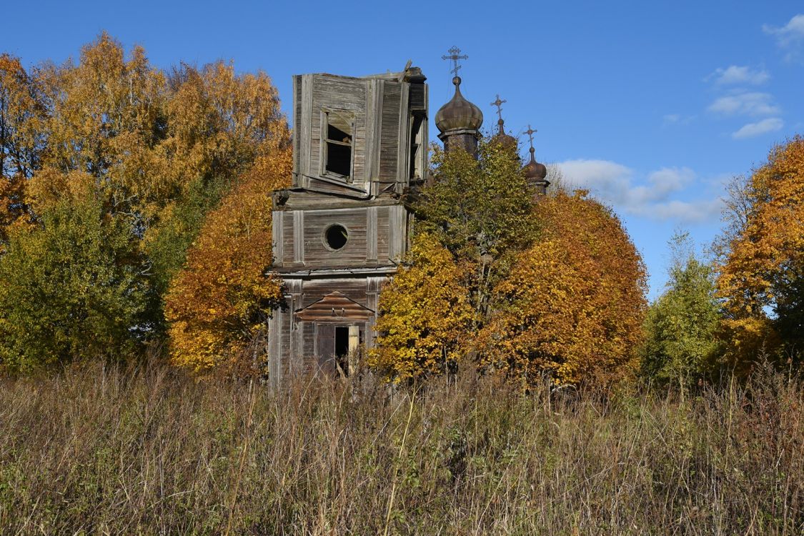 Ранцево. Церковь Николая Чудотворца. фасады, Вид с юго-запада