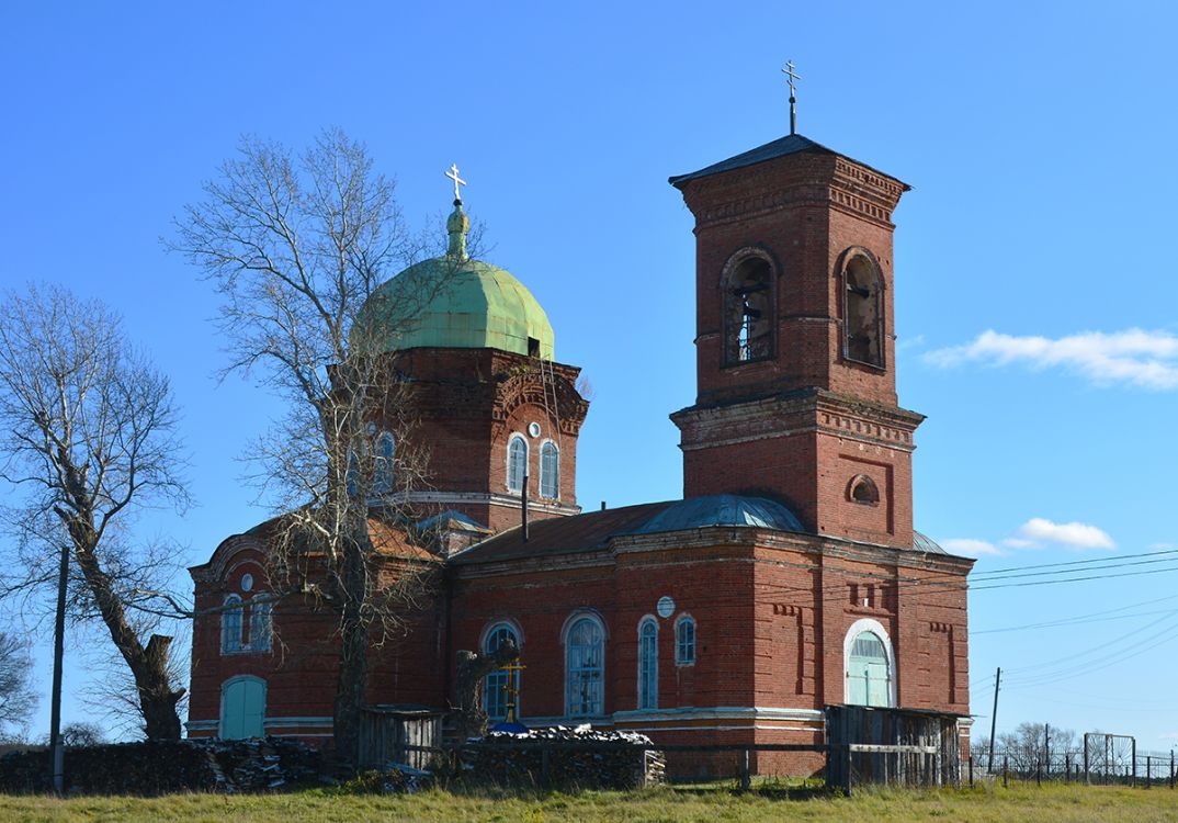 Церковь Троицы Живоначальной, Шутихинское (Катайский район, Курганская область). фасады