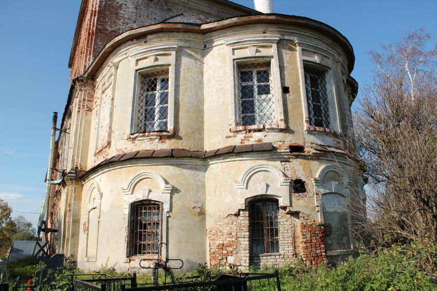 Церковь Владимирской иконы Божией Матери, Дуброво (Угличский район, Ярославская область). архитектурные детали