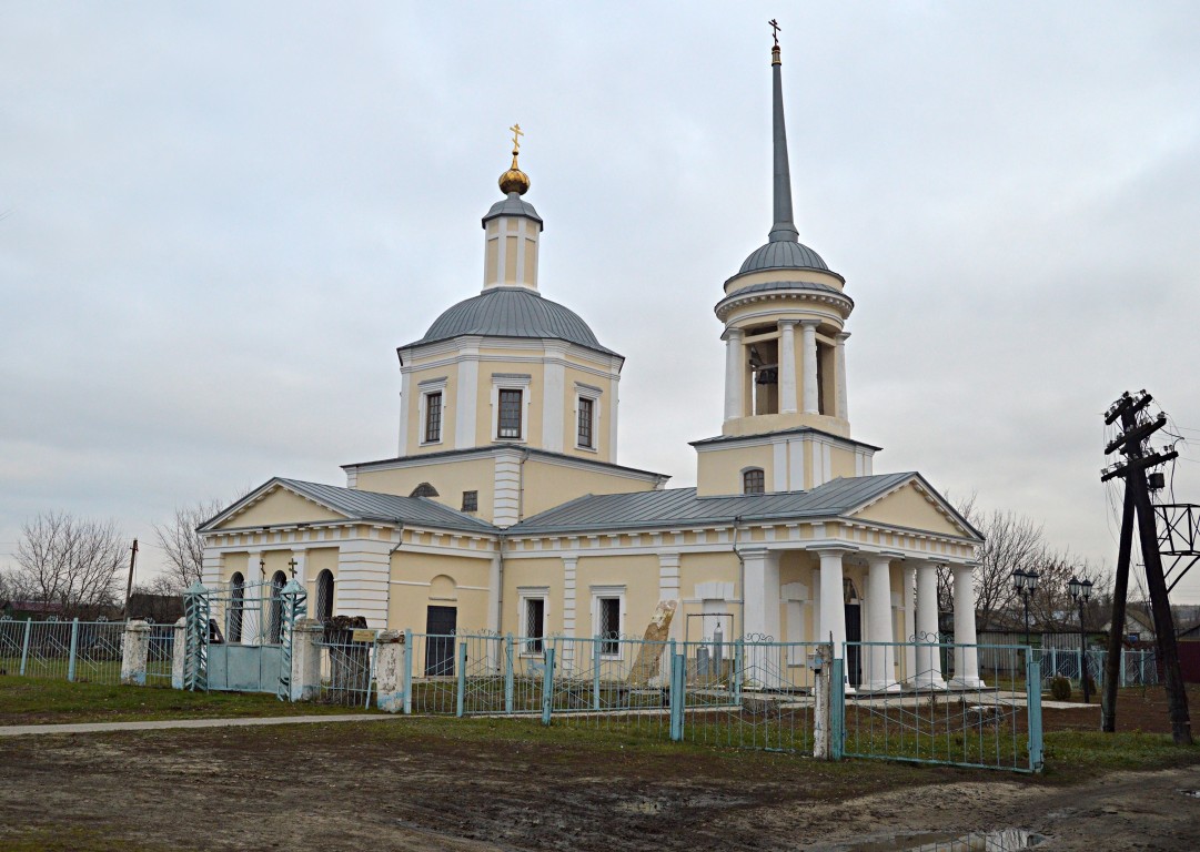 Церковь Николая Чудотворца, Колбино (Репьёвский район, Воронежская область). фасады
