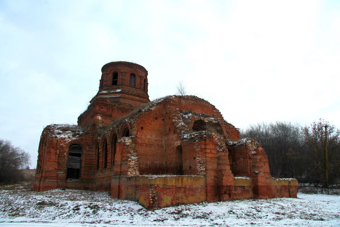 Церковь Казанской иконы Божией Матери, Осадчее (Репьёвский район, Воронежская область). фасады