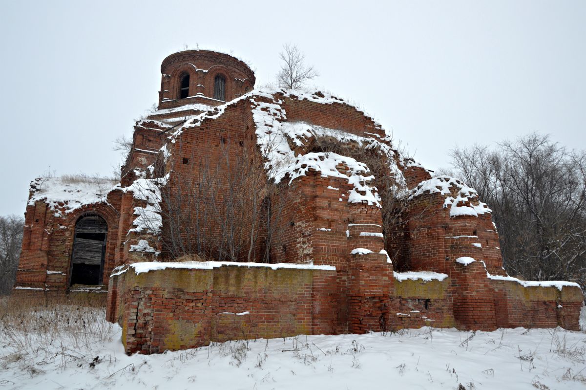 Церковь Казанской иконы Божией Матери, Осадчее (Репьёвский район, Воронежская область). фасады