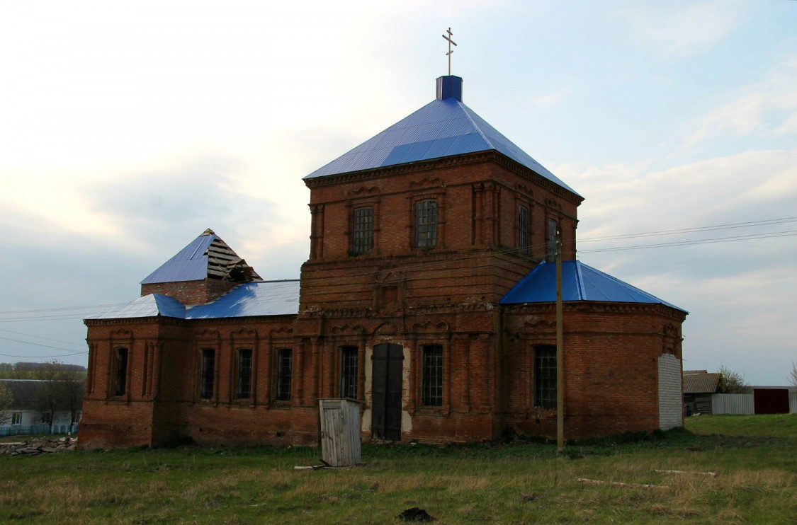 Церковь Казанской иконы Божией Матери, Фабрицкое (Репьёвский район, Воронежская область). фасады