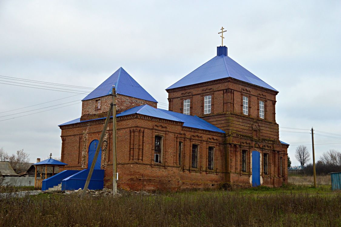 Церковь Казанской иконы Божией Матери, Фабрицкое (Репьёвский район, Воронежская область). фасады