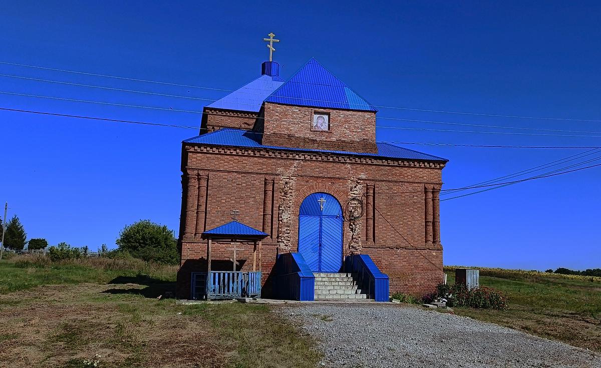 фасады. Церковь Казанской иконы Божией Матери, Фабрицкое (Репьёвский район, Воронежская область)