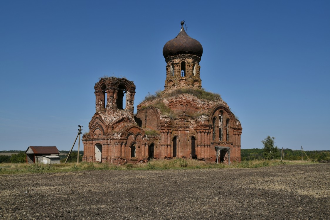 Куренное. Церковь Сергия Радонежского. фасады, Вид с юго-востока