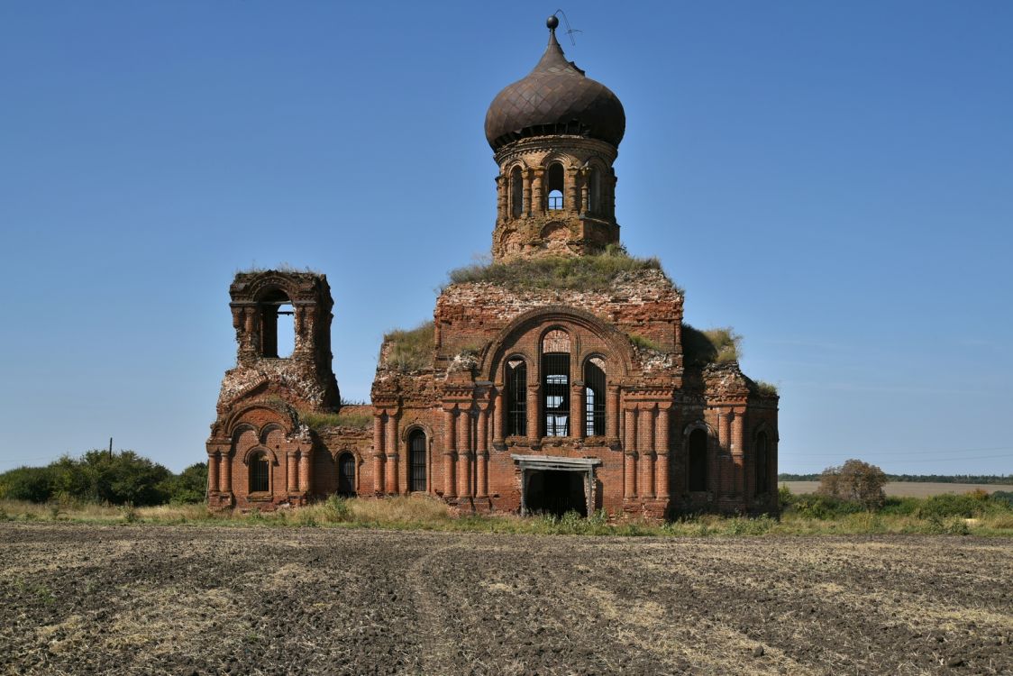 Куренное. Церковь Сергия Радонежского. фасады, Вид с востока
