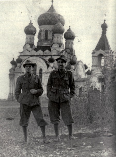 Церковь Сергия Радонежского, Куренное (Подгоренский район, Воронежская область). архивная фотография, Фото 1942 г. с аукциона e-bay.de