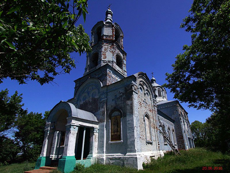 Церковь Вознесения Господня, Дальняя Полубянка (Острогожский район, Воронежская область). фасады