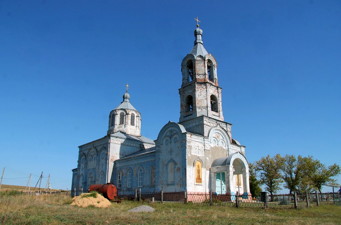 Церковь Вознесения Господня, Дальняя Полубянка (Острогожский район, Воронежская область). фасады