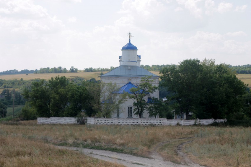 Церковь Спаса Нерукотворного  Образа, Ближняя Полубянка (Острогожский район, Воронежская область). фасады