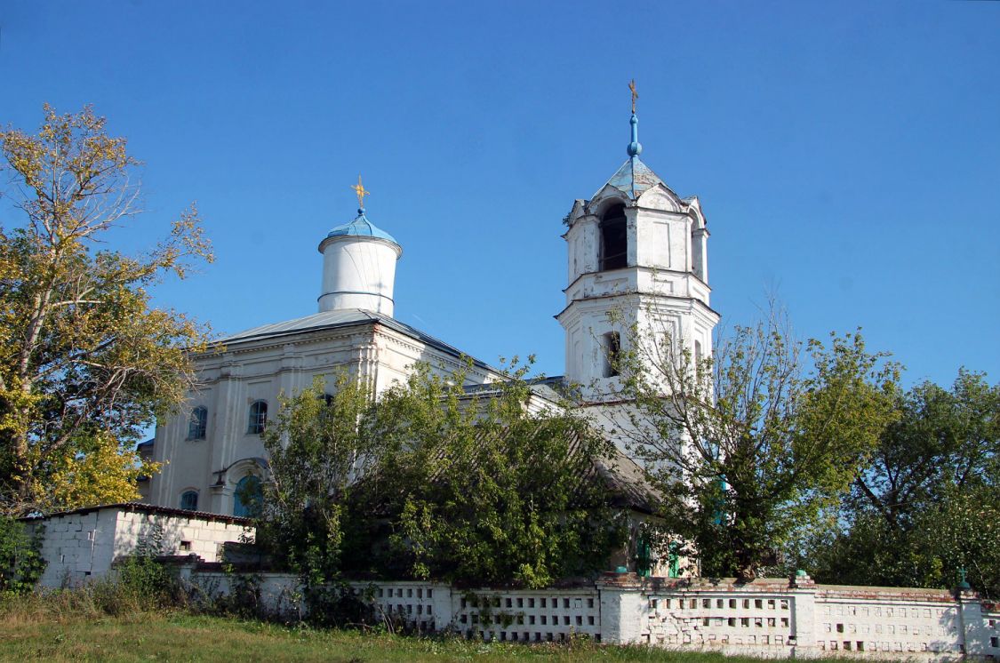 Церковь Спаса Нерукотворного  Образа, Ближняя Полубянка (Острогожский район, Воронежская область). фасады