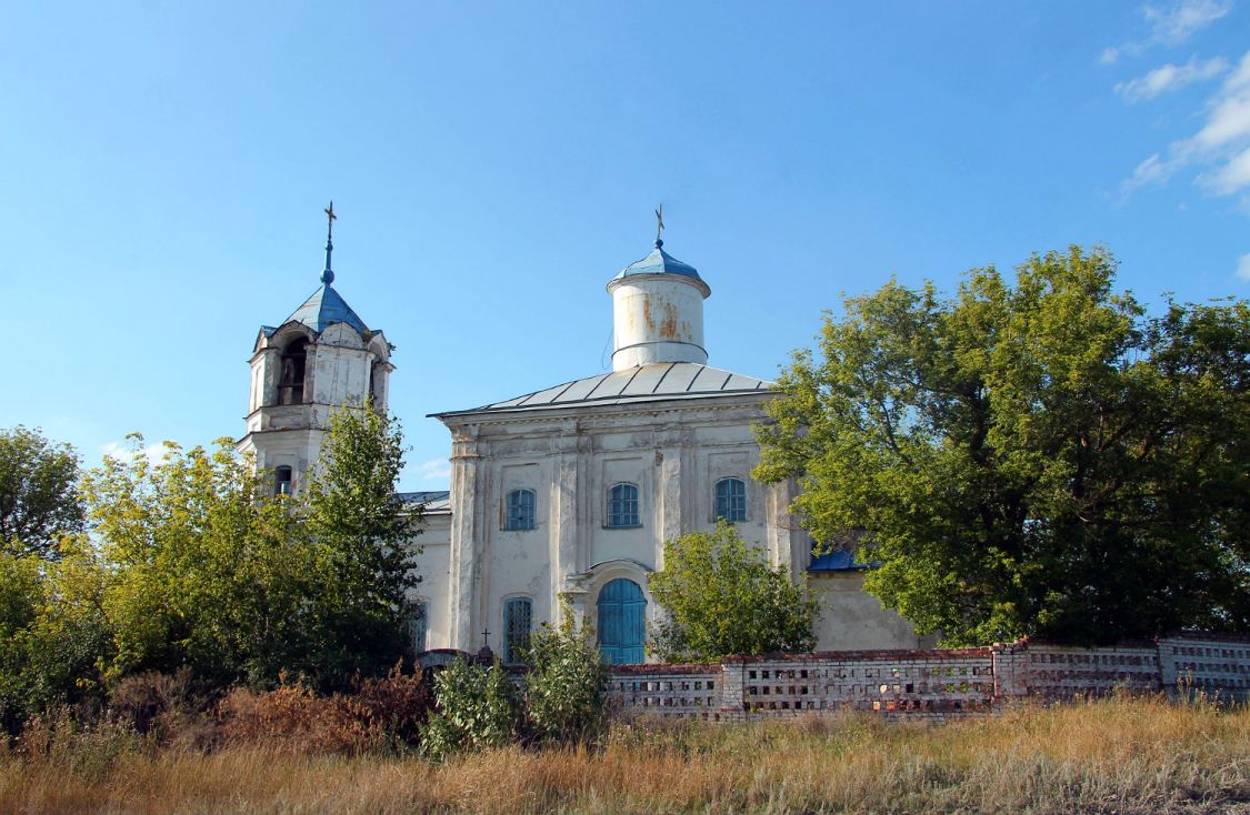 Церковь Спаса Нерукотворного  Образа, Ближняя Полубянка (Острогожский район, Воронежская область). фасады