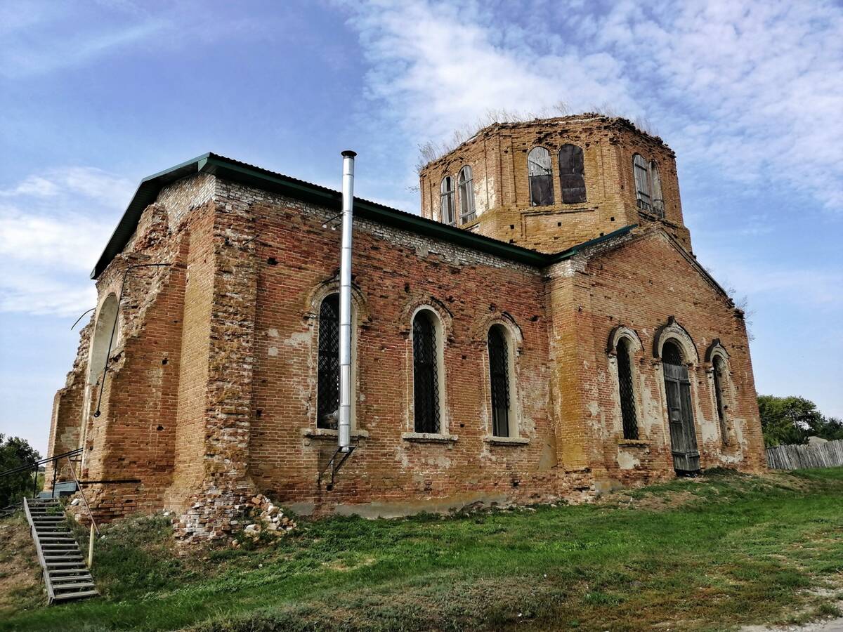 Церковь Троицы Живоначальной, Криница (Острогожский район, Воронежская область). документальные фотографии