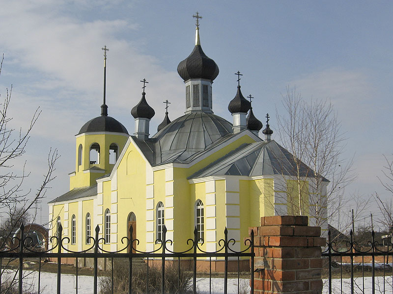 Церковь Александра Невского, Жуковка (Жуковский район, Брянская область). общий вид в ландшафте