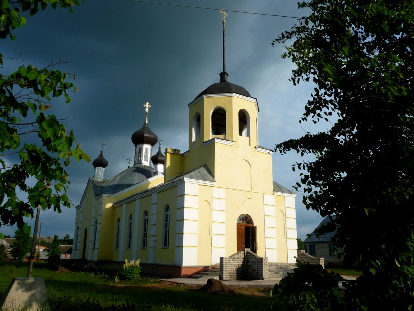 Церковь Александра Невского, Жуковка (Жуковский район, Брянская область). общий вид в ландшафте