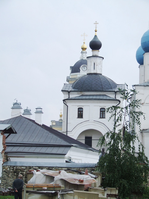 Высоцкий монастырь. Церковь Сергия Радонежского, Серпухов (Серпуховский городской округ и гг. Протвино, Пущино, Московская область). фасады