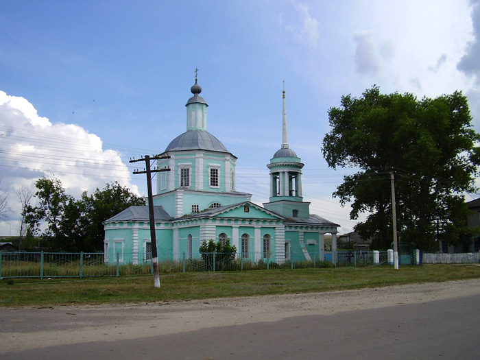 Церковь Николая Чудотворца, Колбино (Репьёвский район, Воронежская область). фасады