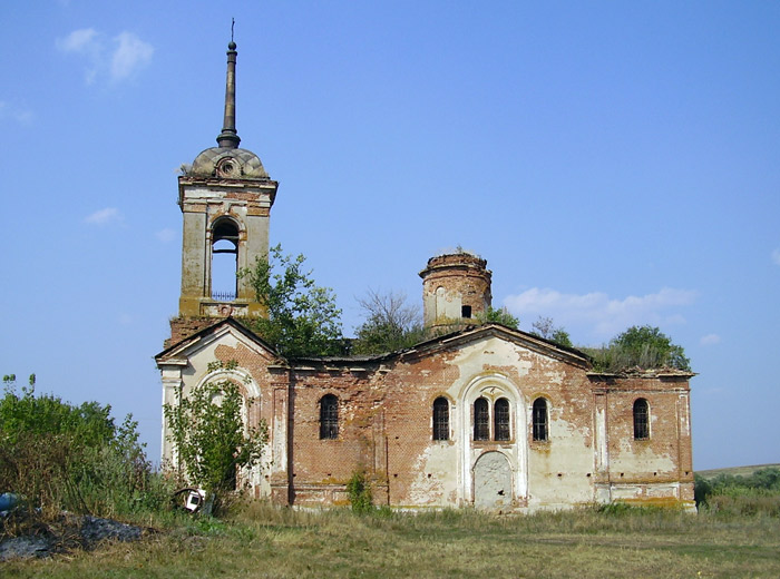 Кондрашёвка. Церковь Николая Чудотворца. фасады