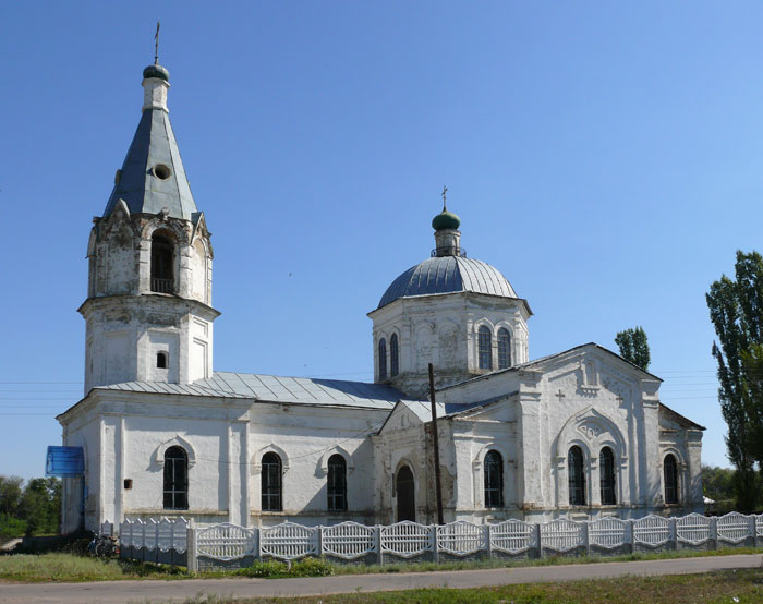 Шапошниковка. Церковь Покрова Пресвятой Богородицы. фасады