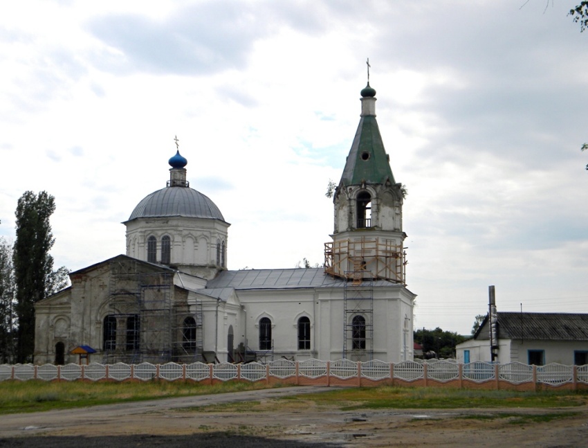 Шапошниковка. Церковь Покрова Пресвятой Богородицы. фасады