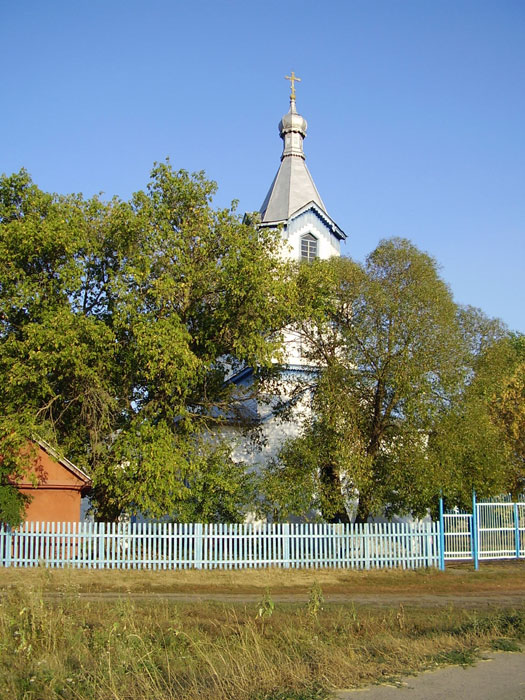 Церковь Рождества Христова, Кирсановка (Грибановский район, Воронежская область). общий вид в ландшафте