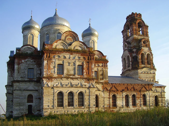 Средний Карачан. Церковь Чуда Михаила Архангела. фасады