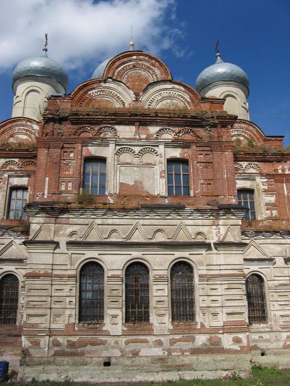 Средний Карачан. Церковь Чуда Михаила Архангела. фасады, Южный фасад главного объема храма