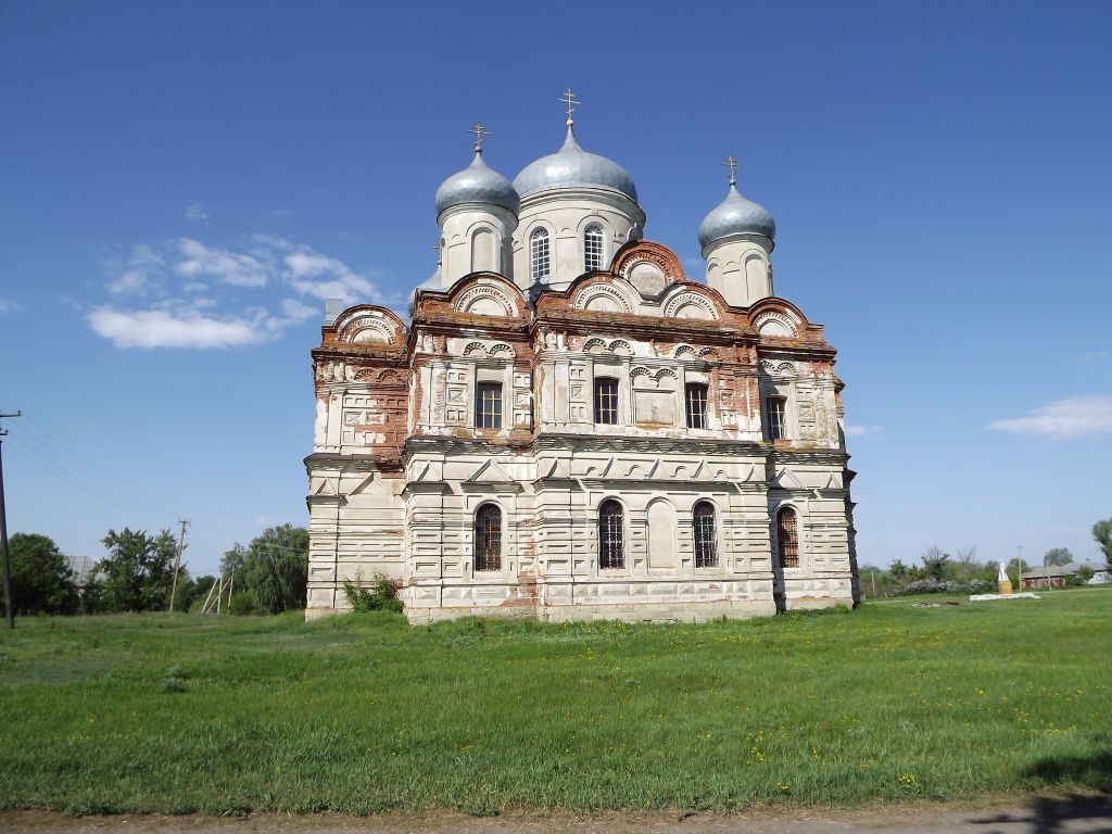 Церковь Чуда Михаила Архангела, Средний Карачан (Грибановский район, Воронежская область). фасады, Восточный фасад