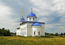 Сухая Берёзовка. Церковь иконы Божией Матери 