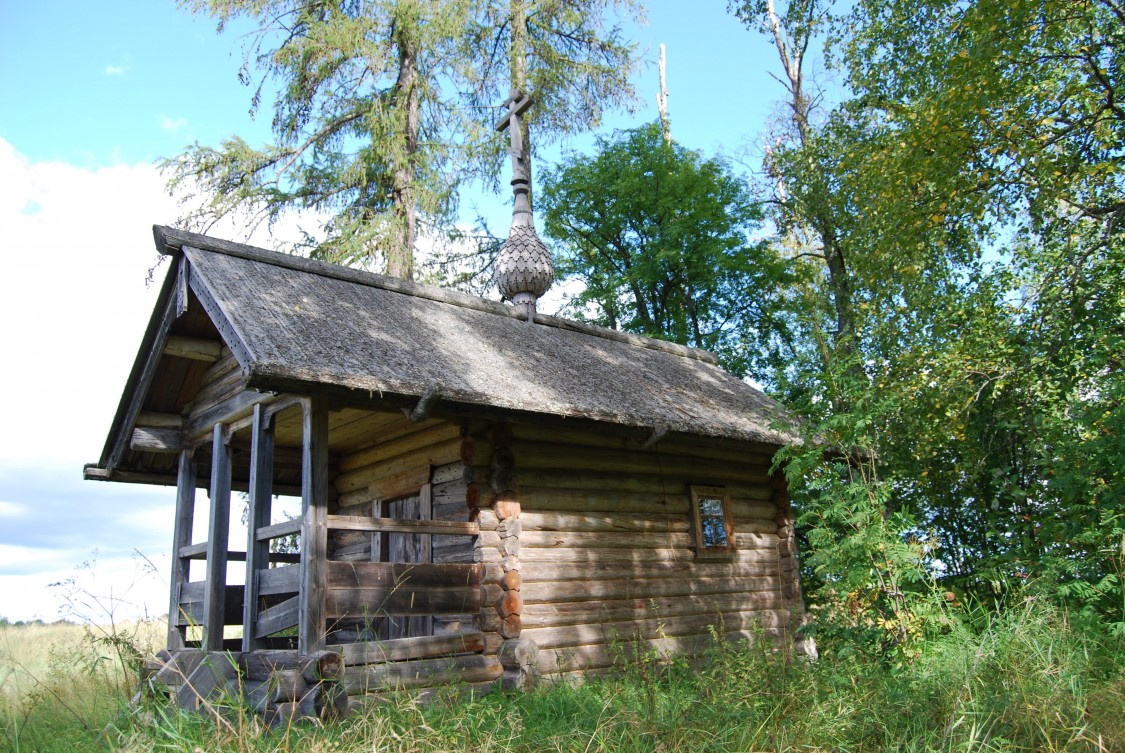Часовня Димитрия Солунского, Городское (Плесецкий район, Архангельская область). фасады, Вид с юго-запада